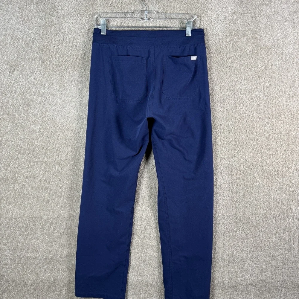 FIGS Technical Collection Scrub Pants Mens Small Blue‎ Elastic Waist Drawstring